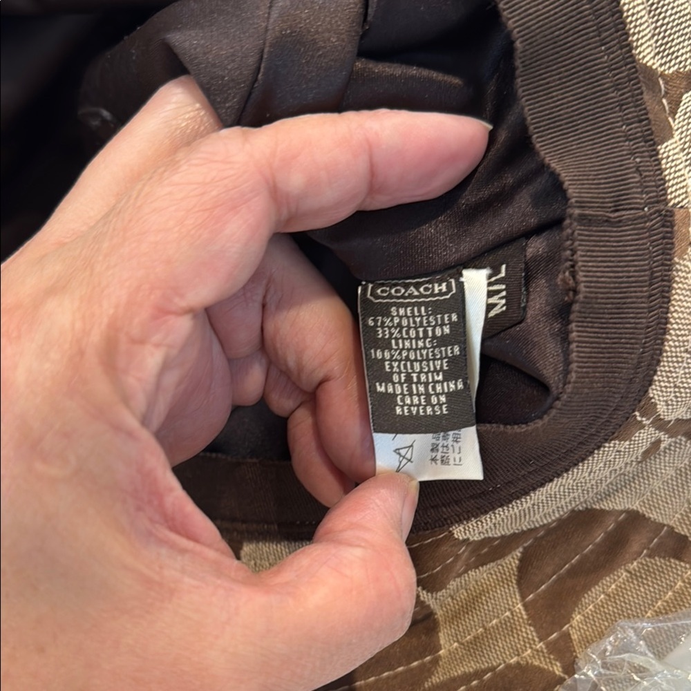 Authentic Coach Pink Patterned Hat - Picture 9 of 10